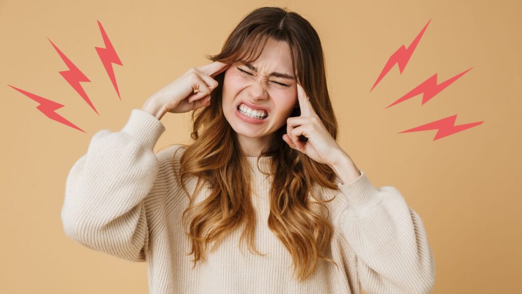 イライラする女性