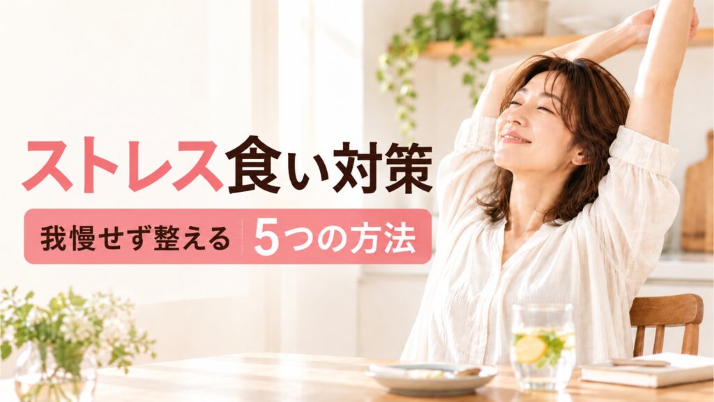 ストレス食いから解放された女性